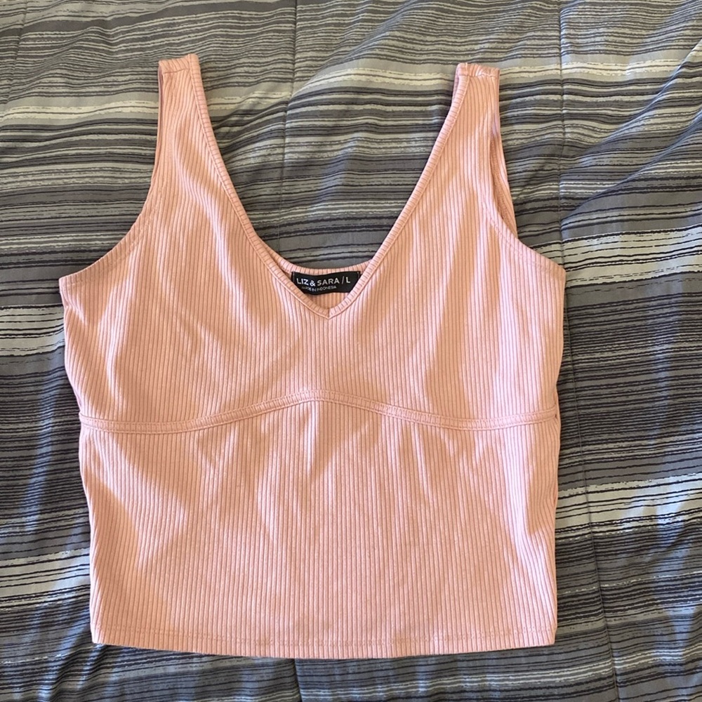 Light pink top